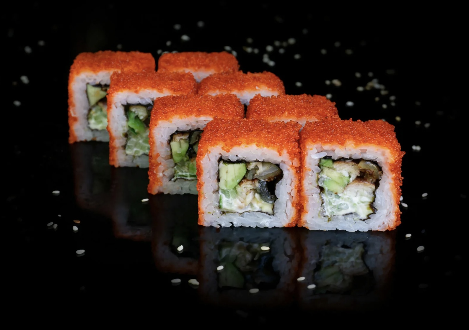 Калифорния с лососем